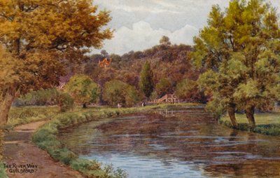 The River Wey, Guildford by Alfred Robert Quinton